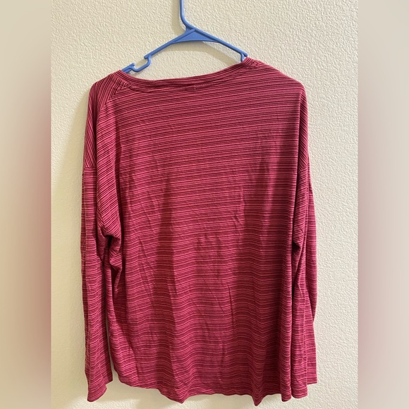 Striped Pink Women's Top - Picture 2 of 2